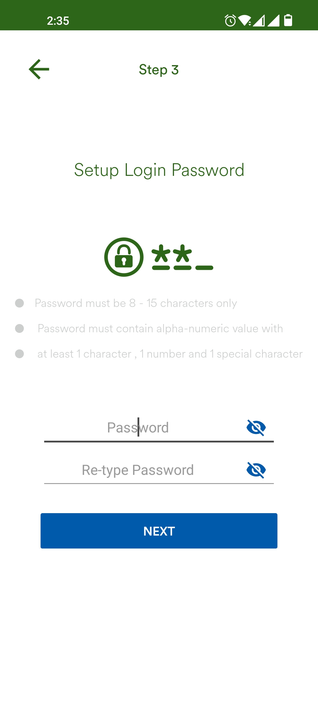 Set Password - Image