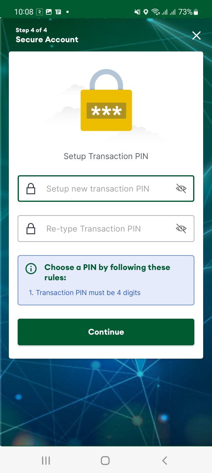 Set Transaction PIN - Image