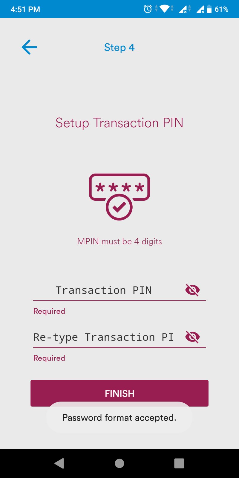 Set Transaction PIN - Image