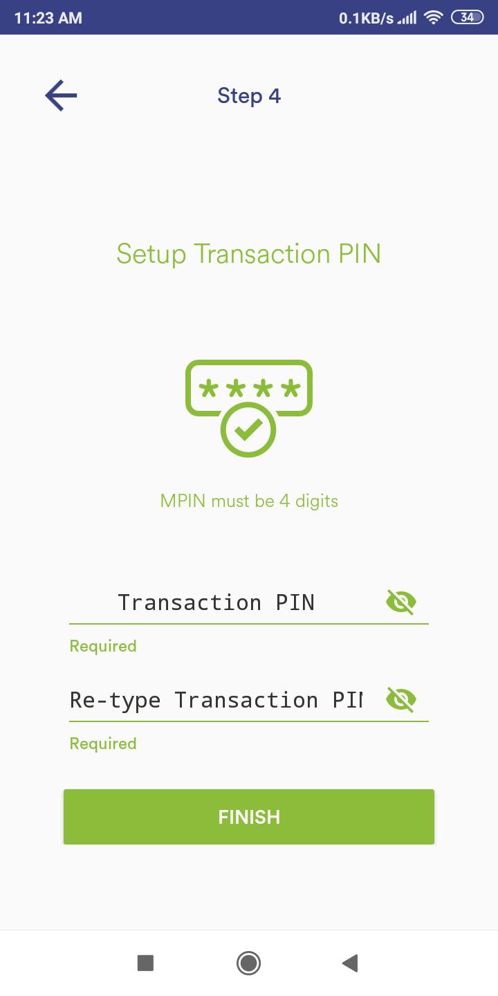 Set Transaction PIN - Image